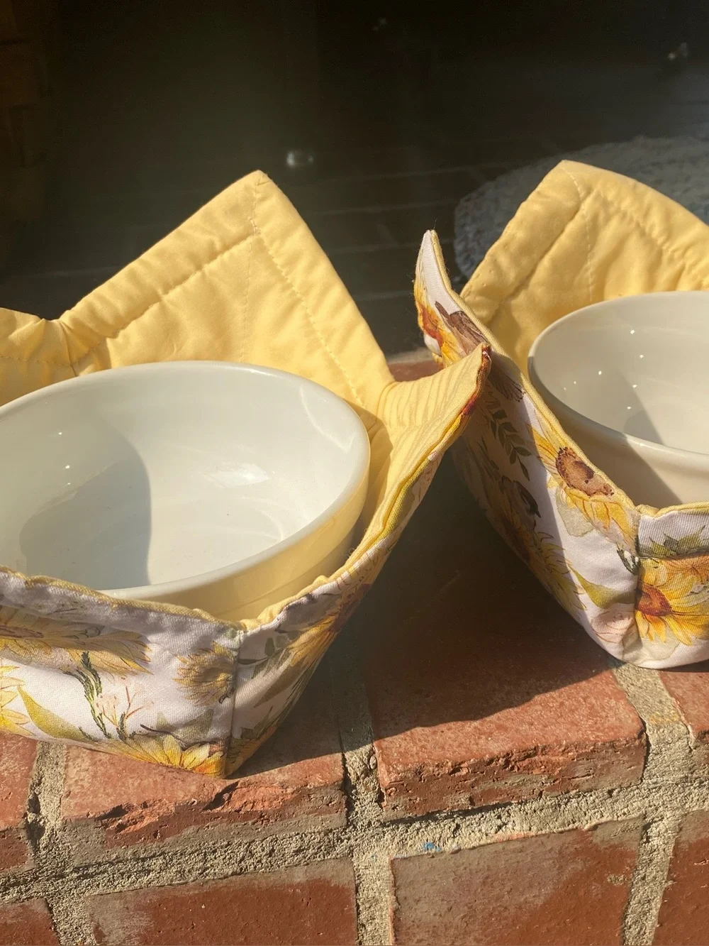 100%cotton handmade bowl cozies set of 4
